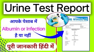 पेशाब में Albumin और Infection का पता कैसे करें।urine Test Report analysis।Urine report kaise dekhe। [upl. by Chimene]