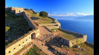 Palamidi castle Fortress Nafplio Greece [upl. by Sirap684]