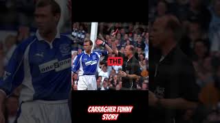 Jamie Carragher talked about Duncan Ferguson football footballshorts liverpool carragher [upl. by Oslec]