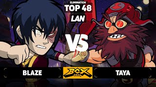 Blaze vs Taya  Elimination Top 48  BCX 2024 [upl. by Norean]