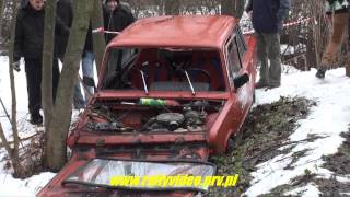 dzwon wypadek kjs rally crash Fiat 125p  SZK Wyścig Bukowa  Góry 2013 [upl. by Amato]