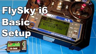 Flysky i6 Radio Setup With FS IA6B Receiver [upl. by Akkin]