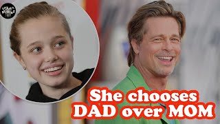 Shiloh jolie Pitts to live with Brad Pitt instead of mom Angelina Jolie [upl. by Allemac467]