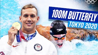 WORLD RECORD Caeleb Dressel is unstoppable  Mens 100m Butterfly Final  Tokyo 2020 Replays [upl. by Nedmac]