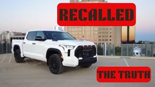 Toyota Tundra and LX600 RECALL Explained [upl. by Nari2]