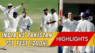 India Vs Pakistan 1st Test 2004  Sehwag’s Triple Century in Multan A Legendary 309 HIGHLIGHTS [upl. by Kynthia195]