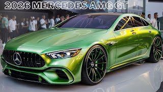 2026 Mercedes AMG GT 4Door Concept First Look Green [upl. by Terces]