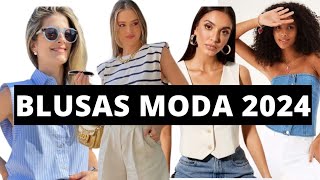 BLUSAS MODA 2024 [upl. by Gilud944]