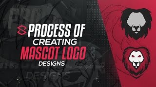 Illustrator Tutorial Process of Creating Mascot Logo Designs [upl. by Hauger313]