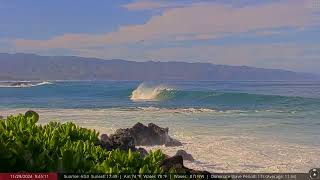 Nov 29 2024 XL Wave Forecast  Big Wave Surfing at Historic Waimea Bay North Shore of Oahu [upl. by Lilybelle]