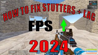 HOW TO FIX RUST STUTTERLAG ISSUE 2024 GUIDE [upl. by Ardnua151]