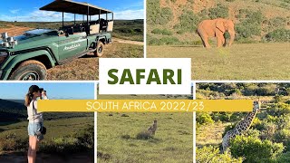 Safari at Bukela Game Lodge on Amakhala Game Reserve South Africa [upl. by Mima]