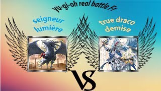 yugioh real battle duel  seigneur lumière vs true draco demise [upl. by Hubie]