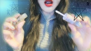 🌟ASMR Lip Gloss Application⭐ Lip Smacking SoundsWhispering🌟🌟🌟 [upl. by Yerg912]