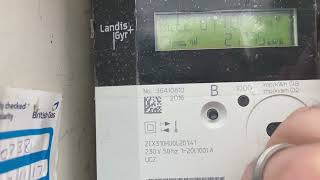 Export Reading on LandisGyr 470 Smart Meter [upl. by Oicaroh]