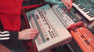 TR909 vs TB303  Acidulant Acid Techno Jam [upl. by Marinna241]