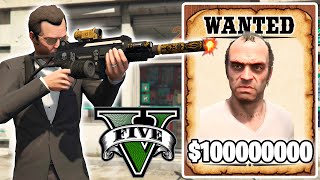 PASE 24 HORAS COMO CAZARRECOMPENSAS EN GTA 5 [upl. by Taimi]