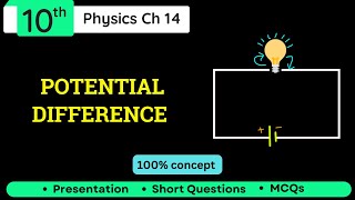 Potential Difference Class 10 Physics Chapter 14 [upl. by Asselam]