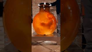 Wine and Lees in Motion The Art of Battonage in a Glass Globe😍👌🎥wineglobe wine bâtonnage [upl. by Nimsay]