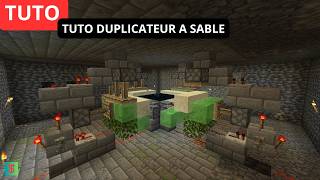 TUTO DUPLICATEUR A SABLE minecraft [upl. by Echikson857]