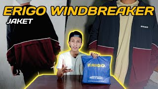 Erigo Windbreaker Clint Burgundy  Unboxing Jaket Produk Lokal terbaru🔥🔥 [upl. by Carilyn]