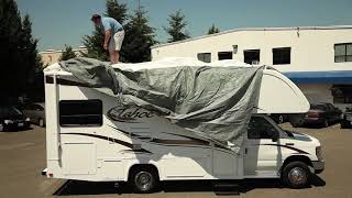 Classic Accessories how to install your RV cover [upl. by Assenyl]