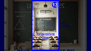 Les triangles en géométrie revision education scolaire géométrie mathématique calcule [upl. by Evangeline]