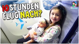 10 Stunden Flug Ava fliegt nach Amerika 🇺🇸 ✈️ Geschichten und Spielzeug [upl. by Fleda]