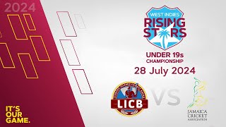 🔴 LIVE Leewards Islands v Jamaica  CWI Men’s Under 19  50 Over Championships 2024 [upl. by Krutz]