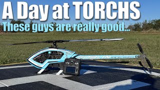 Awesome RC Helicopter Flights at TORCHS [upl. by Enajharas]