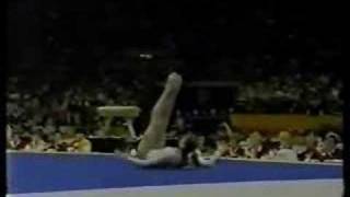 Svetlana Boginskaya  1988 Olympics EF  Floor Exercise [upl. by Nylassej269]