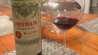 5K Subscriber Review  Chateau Petrus 1998 Trophy Wine Review [upl. by Drawde]