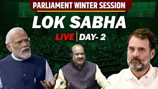 LIVE Parliament winter session  Lok Sabha  Manipur  Waqf Bill  NDA  Congress  Sansad PM Modi [upl. by Maddock]