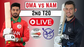 Oman vs Namibia 2nd T20 LIVE  OMA vs NAM Live  Cricket Live Match Today [upl. by Ednutey]