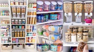 ULTIMATE PANTRY ORGANIZATION  Satisfying Clean and Pantry Restock Organizing on a Budget [upl. by Naik]