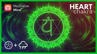 💚 Heart Chakra Healing with HANG Drum  Rain Music  Attract Love  Let Go Of Emotional Pain [upl. by Lowenstern]