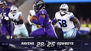 RAVENS 28 COWBOYS 25  WK 3 REACTION VIDEO ravens ravensflock baltimoreravens [upl. by Aihsotal]