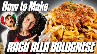 Ragu Alla Bolognese Recipe  How to Make Authentic Bolognese Sauce [upl. by Treb]