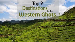 Top 9 Destinations In The Western Ghats  Hill Stations In The Western Ghats [upl. by Relda]