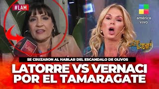 Yanina Latorre cruzó a la Negra Vernaci por defender a Tamara Pettinato [upl. by Ger]