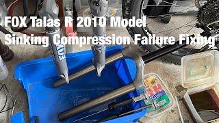 FOX Talas 32 2010 model Sinking Compression Problem [upl. by Kussell]