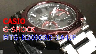 CASIO GSHOCK MTG MTGB2000BD1A4JF Bluetooth 搭載 電波ソーラー [upl. by Selrac]