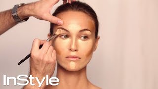 How to Contour Your Face in 5 Easy Steps  Makeup Tutorial  InStyle [upl. by Borreri]