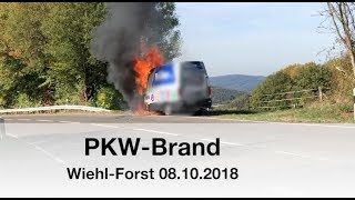 Lokale News PKWBrand in WiehlForst [upl. by Thordis]