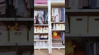 Folding Clothes storage cabinetcreativity wardrobe lockers goodthing foryou homedecor [upl. by Aeneg682]