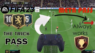 DRIVEN LOBBED THROUGH PASS TUTORIAL  FIFA 23 [upl. by Eittol]