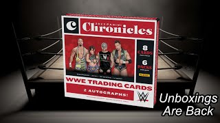 Pulling A Signature On The First Pack Panini WWE Chonicals 2023 Unboxing [upl. by Ahsikyw]