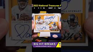 2023 National Treasures Synced Signatures Kordell StewartJerome Bettis Dual Auto 99 [upl. by Aamsa63]