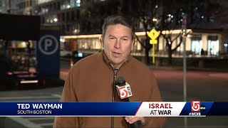 Family friends of Israeli hostages travel to Boston meet with Mass leaders  PKG [upl. by Acsehcnarf909]