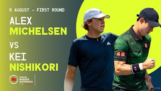 NISHIKORI VS MICHELSEN  NATIONAL BANK OPEN 2024  MONTRÉAL  ROUND 1 [upl. by Birkner]